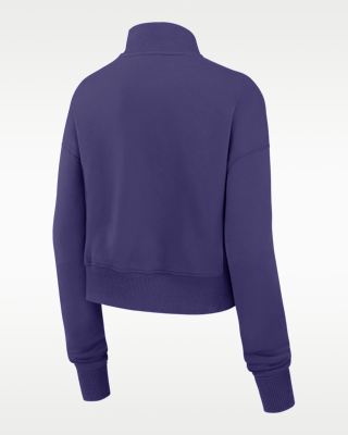Reviews: Baltimore Ravens Phoenix Women's Nike NFL Cropped 1/4-Zip